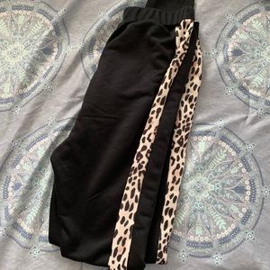 BOOHOO TALL joggers w/ cheetah print!